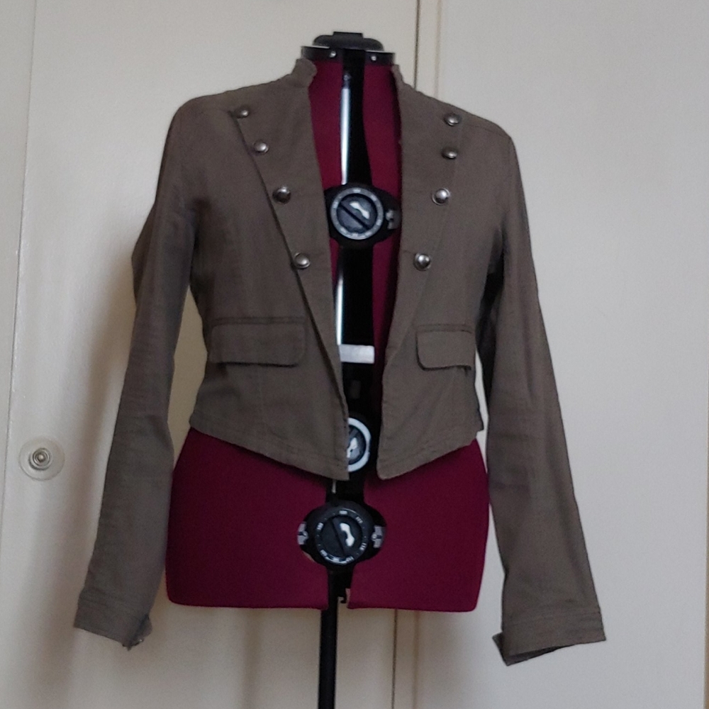 Torrid 2 light khaki green jacket